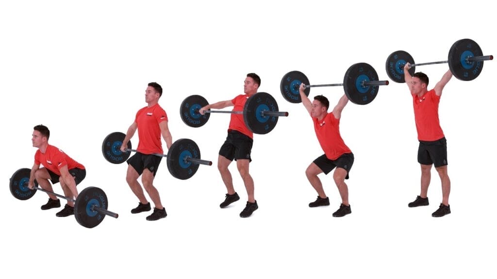 Core-to-extremity in the barbell snatch
